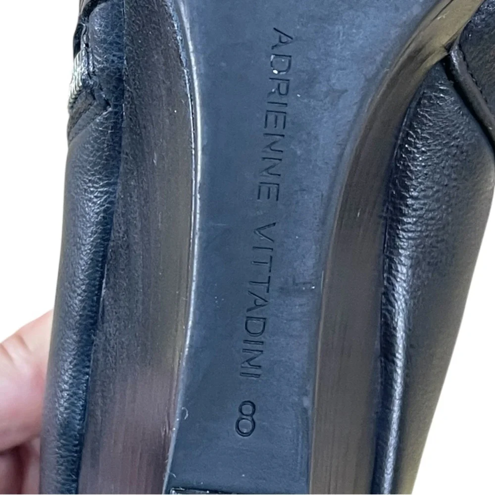ADRIENNE VITTADINI Black Woman’s Wedge Heel Ankle Boots Size 8